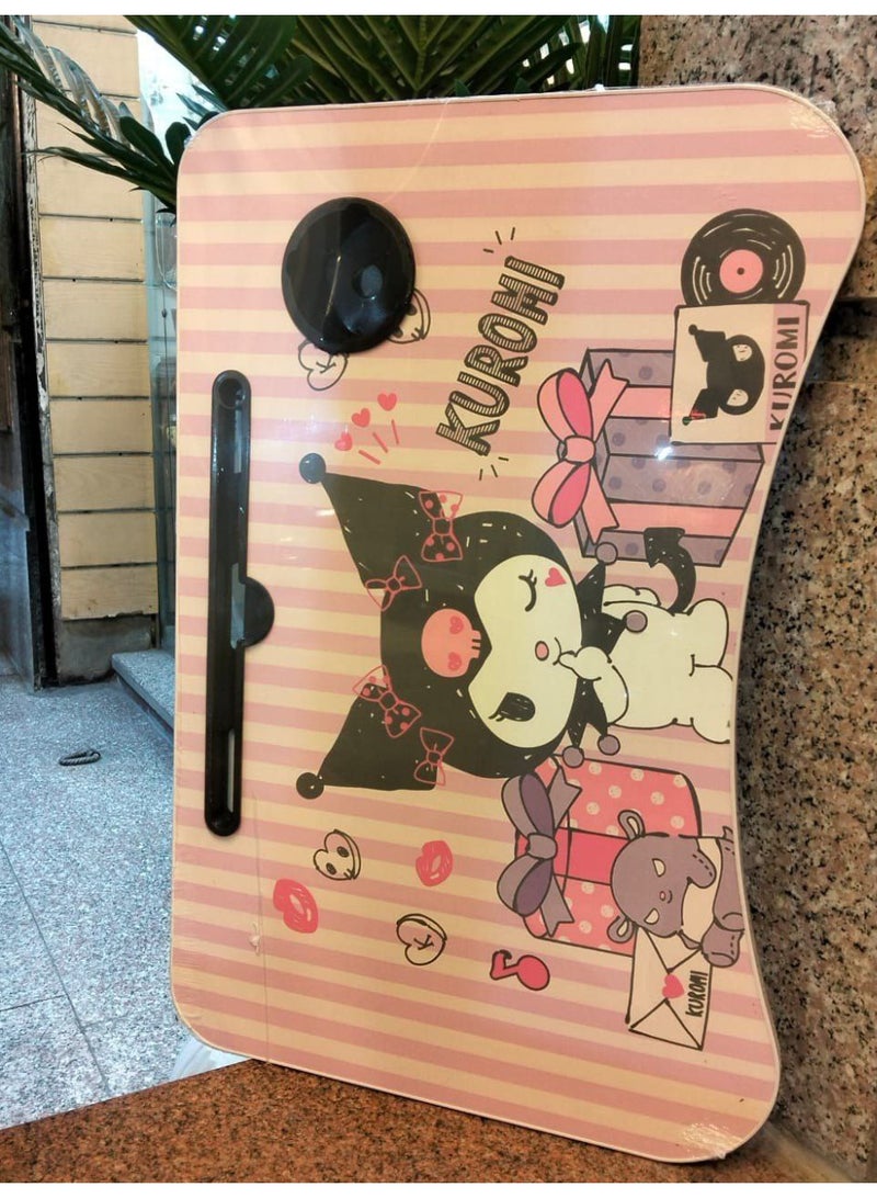 تربيزه اللاب توب المصنعه من اجود انواع الخشب بقوايم الالوميتال معدن متينه اشكال 3D - Image 3